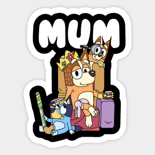 mum queen style Sticker